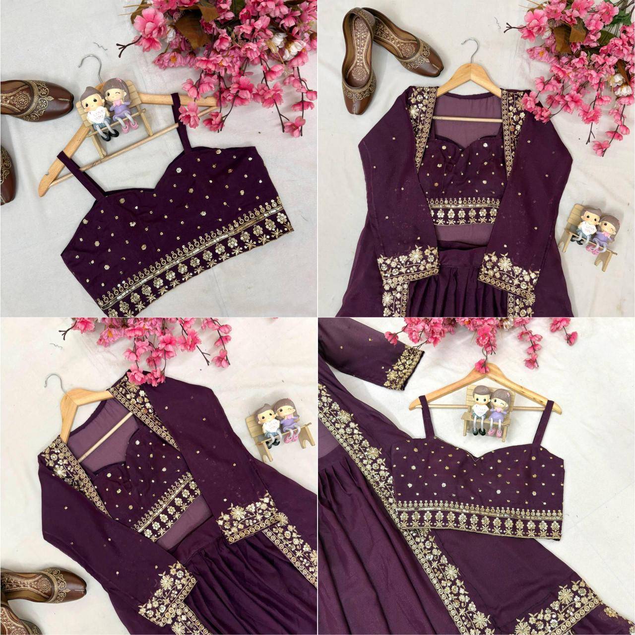 INDOWESTERN VF 227 GEORGETTE Lehenga choli bulk order suppliers in pune
